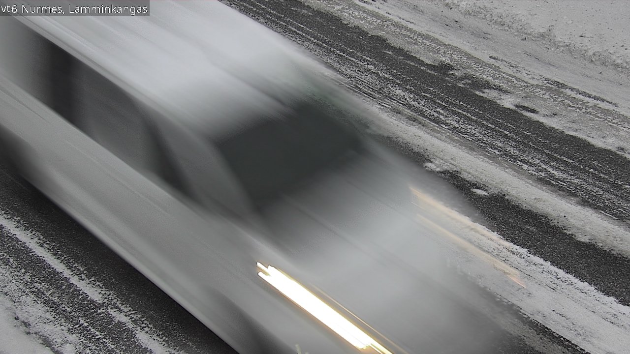 Weather Camera Image Väg 6 Nurmes, Lamminkangas, Nurmes, Pohjois-Karjala