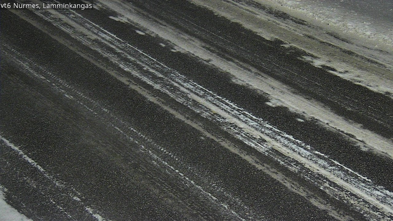 Weather Camera Image Väg 6 Nurmes, Lamminkangas, Nurmes, Pohjois-Karjala