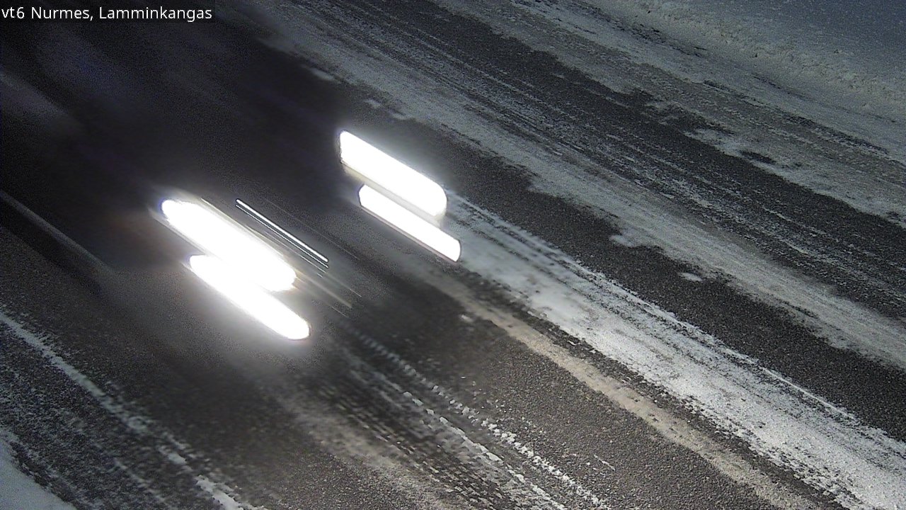 Weather Camera Image Väg 6 Nurmes, Lamminkangas, Nurmes, Pohjois-Karjala