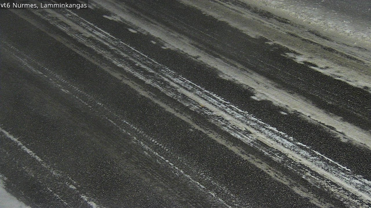 Weather Camera Image Väg 6 Nurmes, Lamminkangas, Nurmes, Pohjois-Karjala