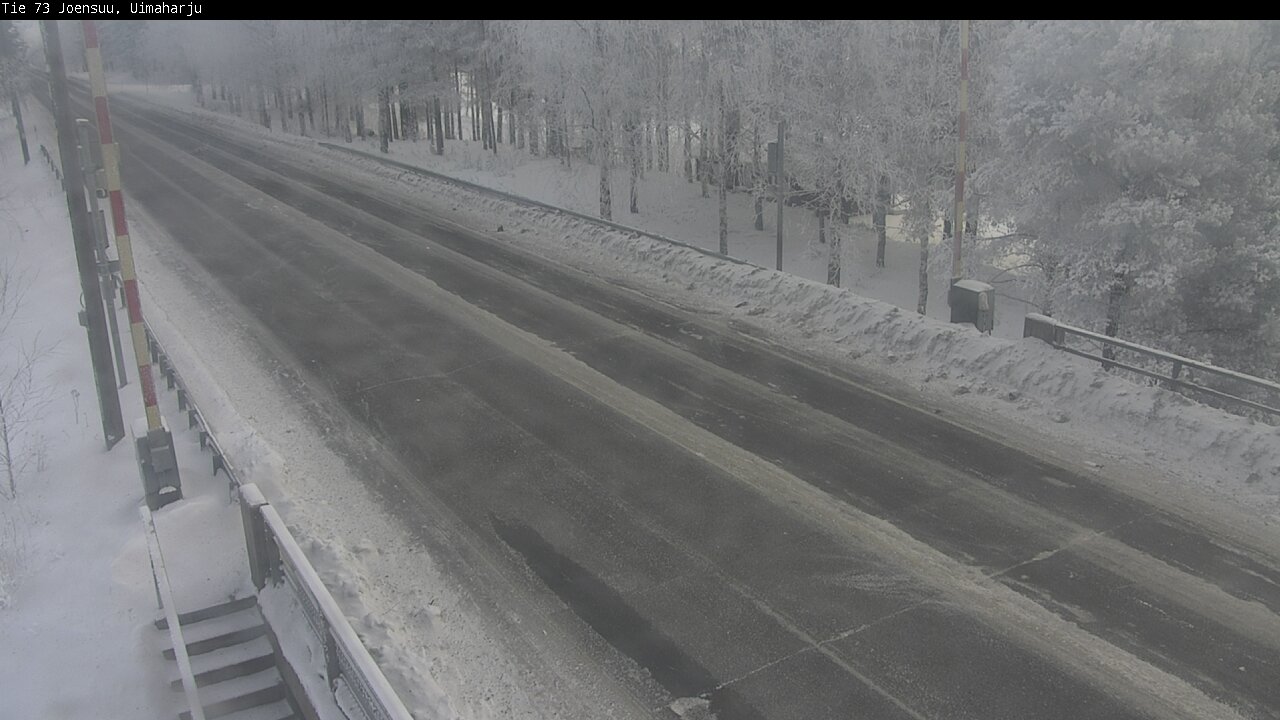 Weather Camera Image Road 73 Eno, Uimaharju, Joensuu, Pohjois-Karjala
