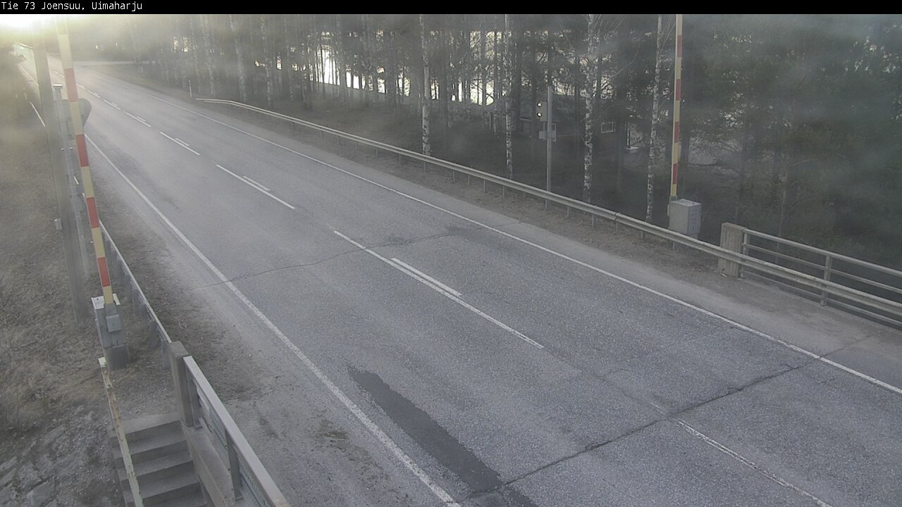 Weather Camera Image Väg 73 Eno, Uimaharju, Joensuu, Pohjois-Karjala