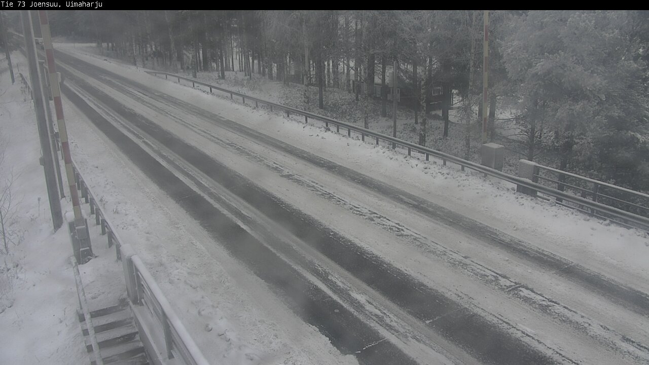 Weather Camera Image Väg 73 Eno, Uimaharju, Joensuu, Pohjois-Karjala