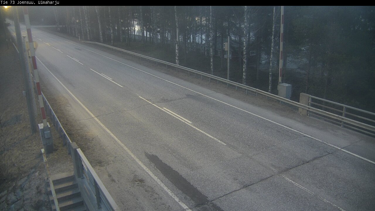 Weather Camera Image Road 73 Eno, Uimaharju, Joensuu, Pohjois-Karjala