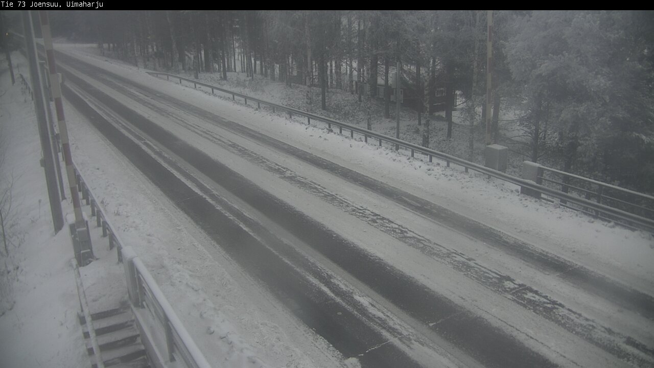 Weather Camera Image Väg 73 Eno, Uimaharju, Joensuu, Pohjois-Karjala