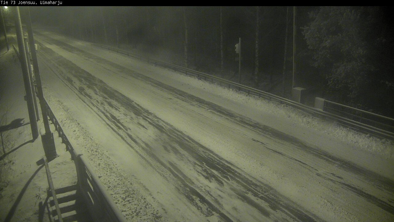 Weather Camera Image Väg 73 Eno, Uimaharju, Joensuu, Pohjois-Karjala