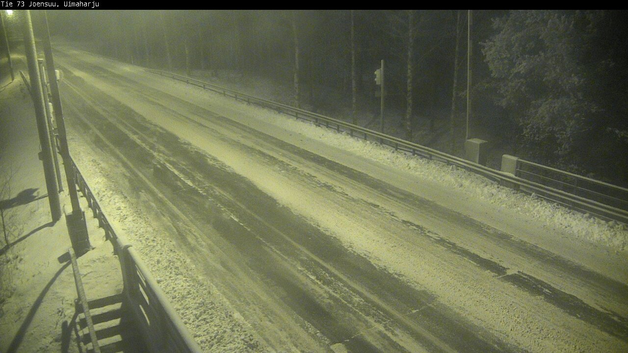 Weather Camera Image Väg 73 Eno, Uimaharju, Joensuu, Pohjois-Karjala