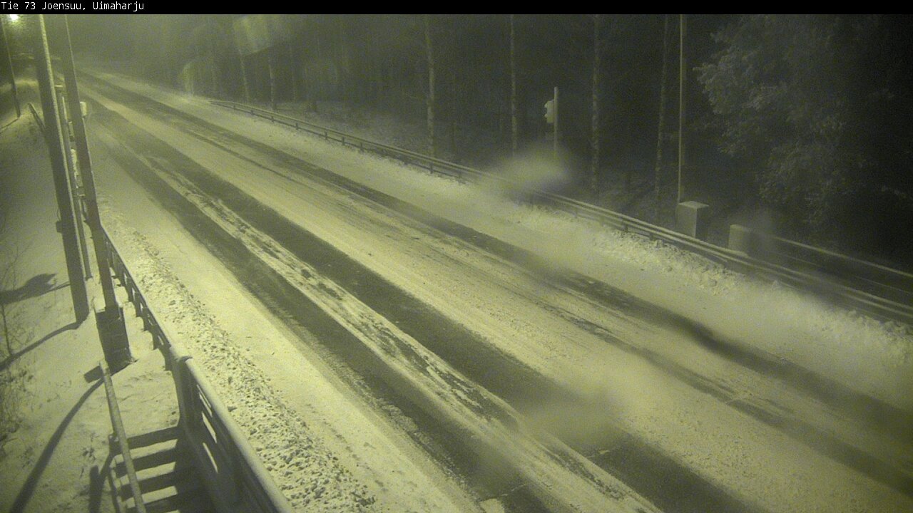 Weather Camera Image Väg 73 Eno, Uimaharju, Joensuu, Pohjois-Karjala