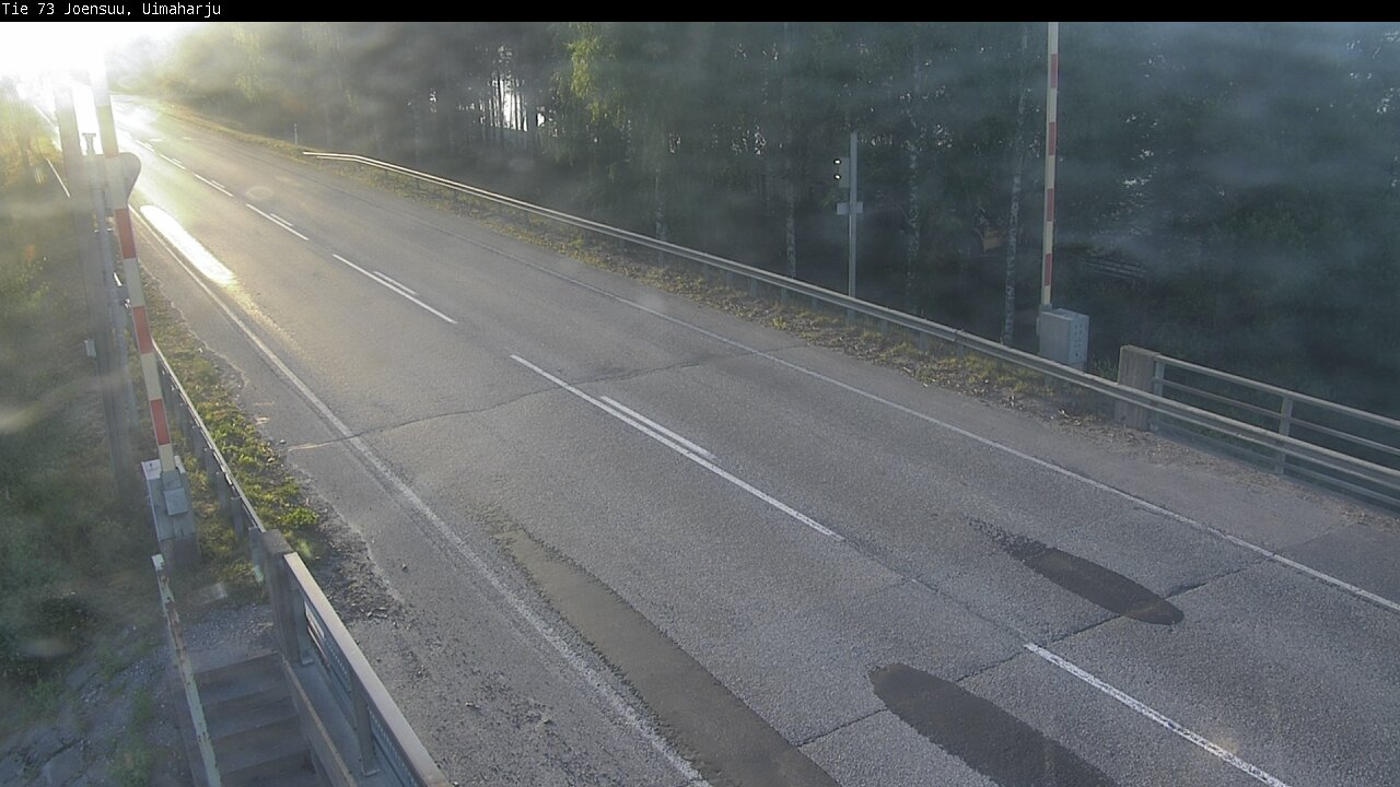 Weather Camera Image Road 73 Eno, Uimaharju, Joensuu, Pohjois-Karjala