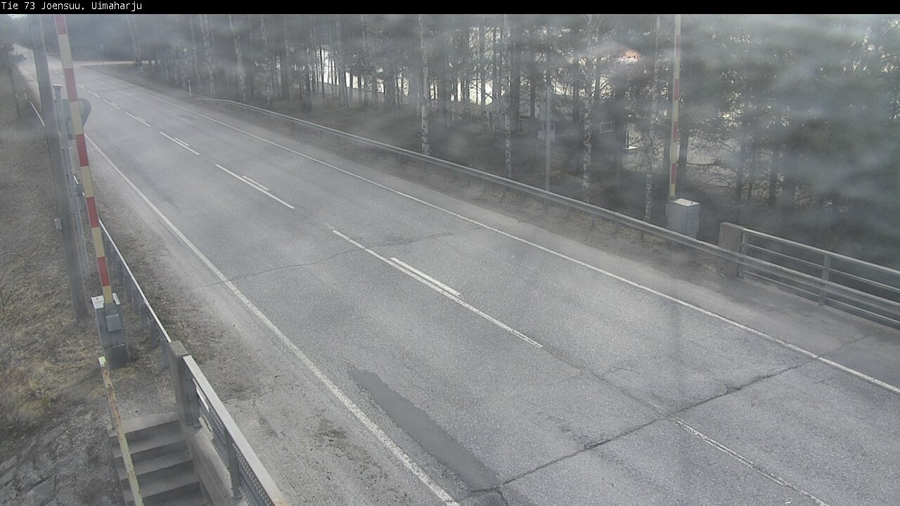 Weather Camera Image Väg 73 Eno, Uimaharju, Joensuu, Pohjois-Karjala