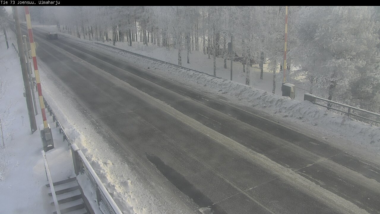 Weather Camera Image Road 73 Eno, Uimaharju, Joensuu, Pohjois-Karjala