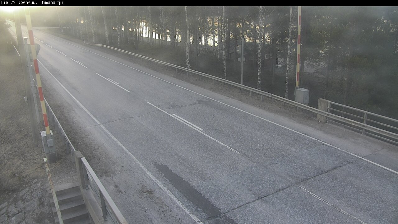 Weather Camera Image Väg 73 Eno, Uimaharju, Joensuu, Pohjois-Karjala