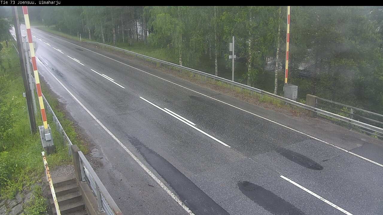 Weather Camera Image Väg 73 Eno, Uimaharju, Joensuu, Pohjois-Karjala