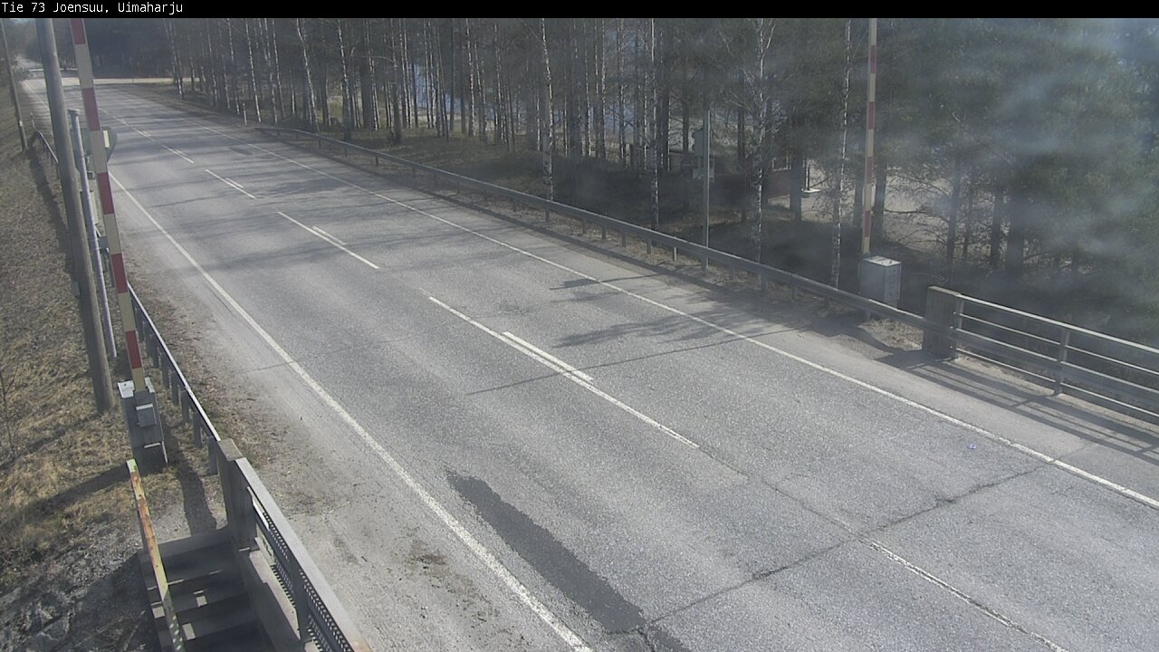 Weather Camera Image Väg 73 Eno, Uimaharju, Joensuu, Pohjois-Karjala