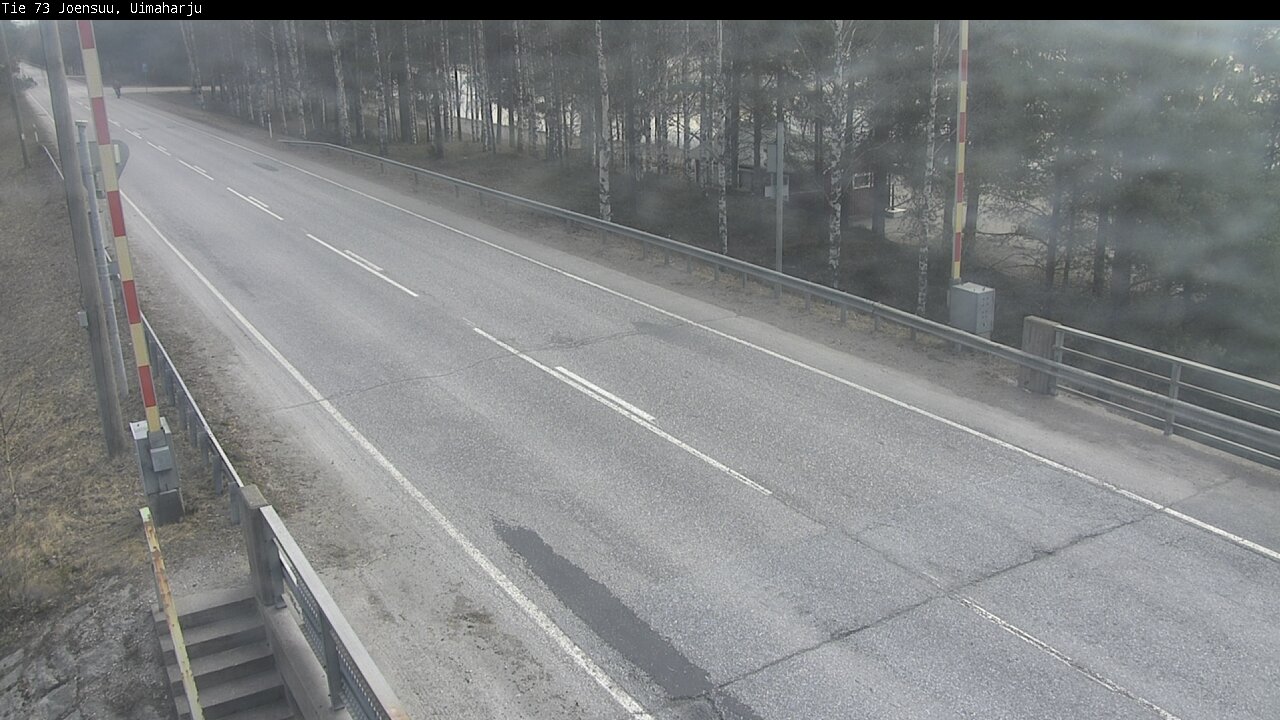 Weather Camera Image Väg 73 Eno, Uimaharju, Joensuu, Pohjois-Karjala