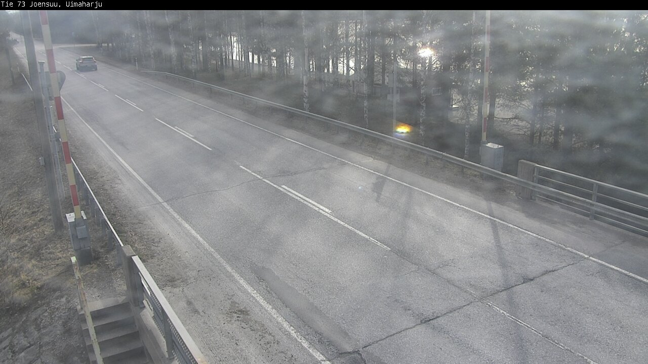 Weather Camera Image Väg 73 Eno, Uimaharju, Joensuu, Pohjois-Karjala