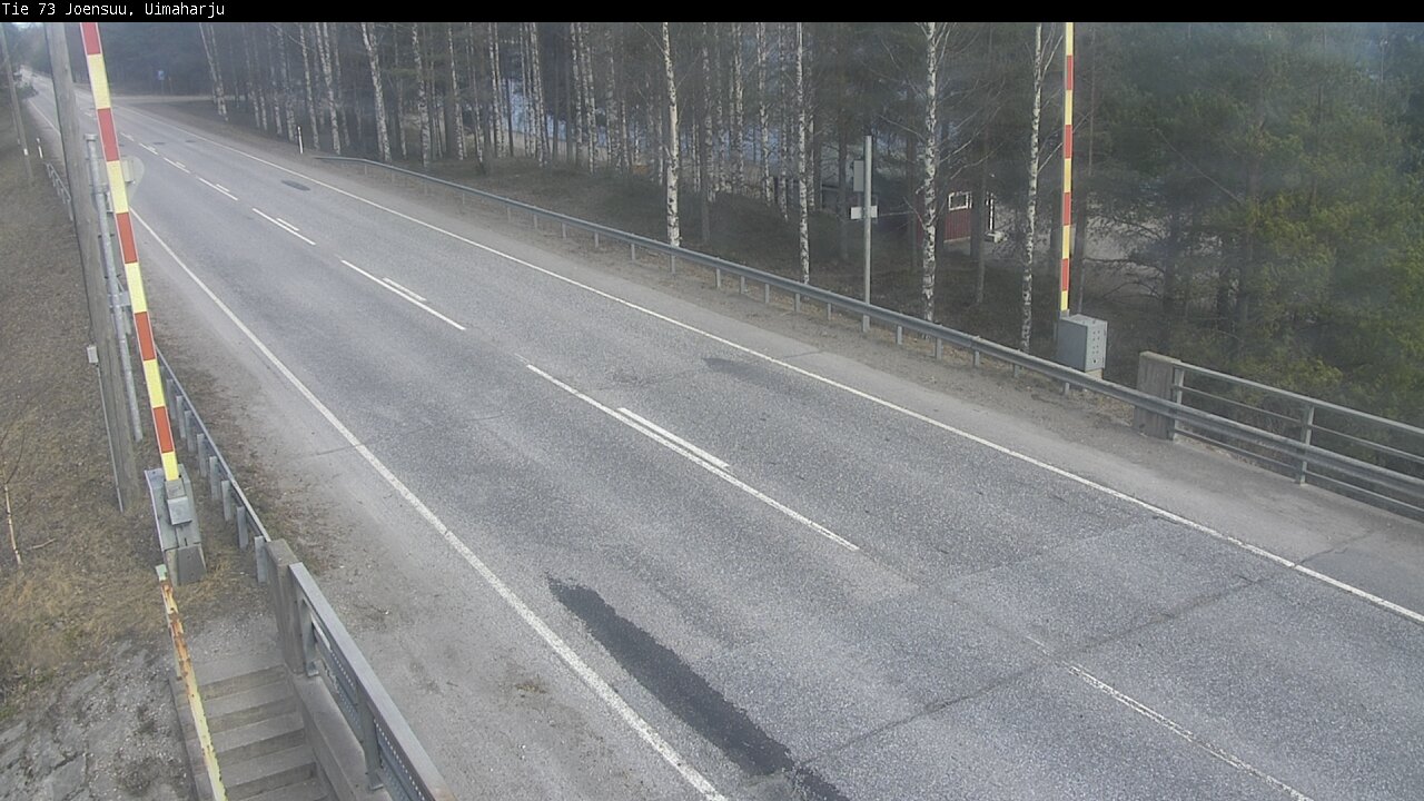 Weather Camera Image Väg 73 Eno, Uimaharju, Joensuu, Pohjois-Karjala