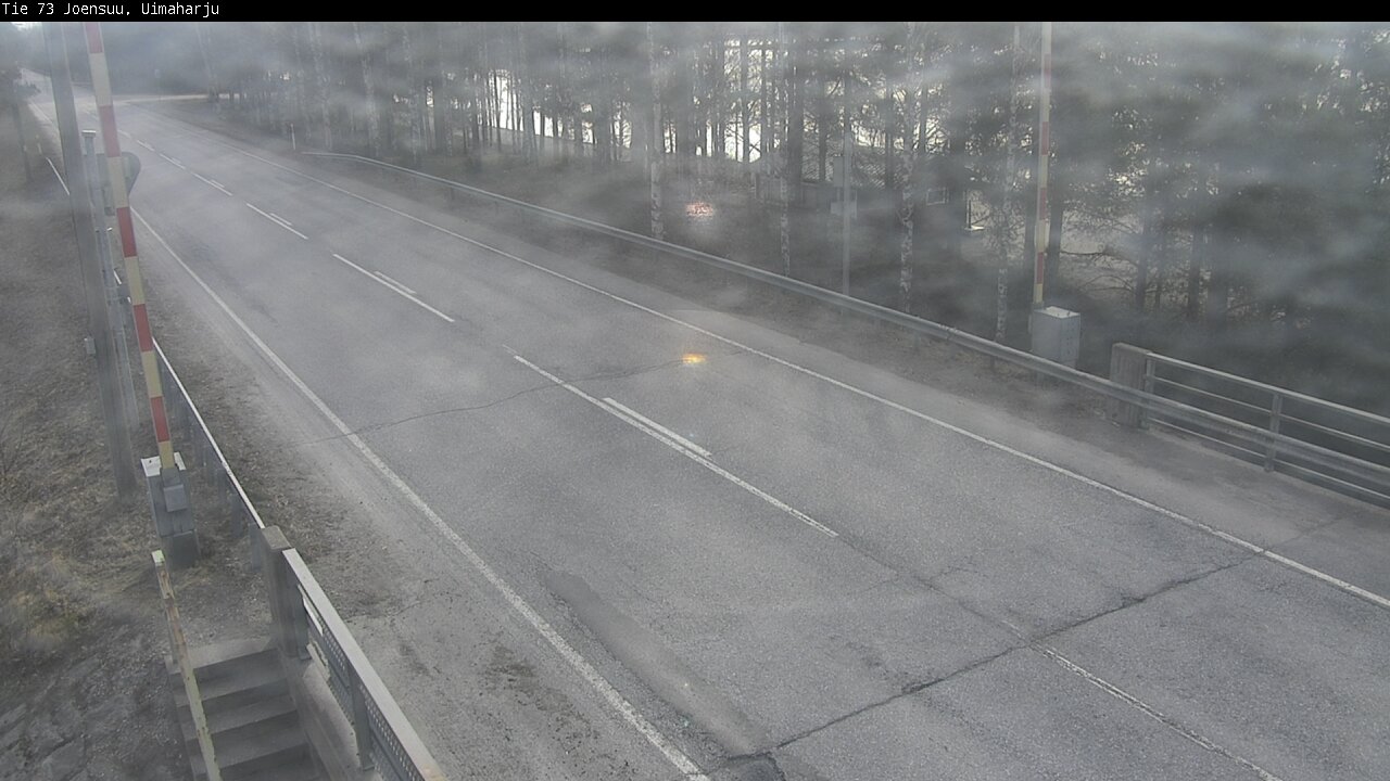 Weather Camera Image Väg 73 Eno, Uimaharju, Joensuu, Pohjois-Karjala