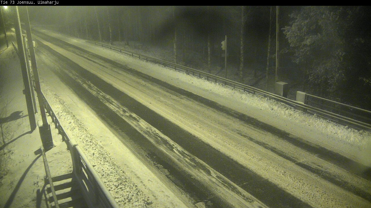Weather Camera Image Väg 73 Eno, Uimaharju, Joensuu, Pohjois-Karjala