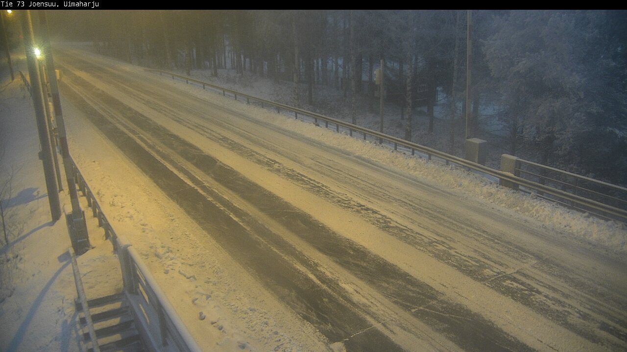 Weather Camera Image Väg 73 Eno, Uimaharju, Joensuu, Pohjois-Karjala