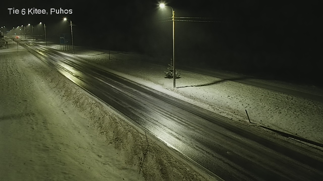 Weather Camera Image Road 6Kitee,  Puhos, Kitee, Pohjois-Karjala