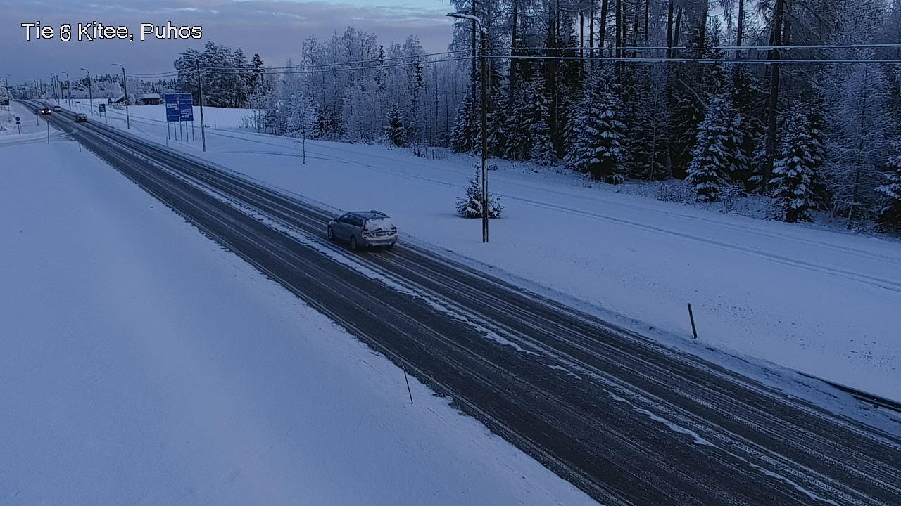 Weather Camera Image Road 6Kitee,  Puhos, Kitee, Pohjois-Karjala