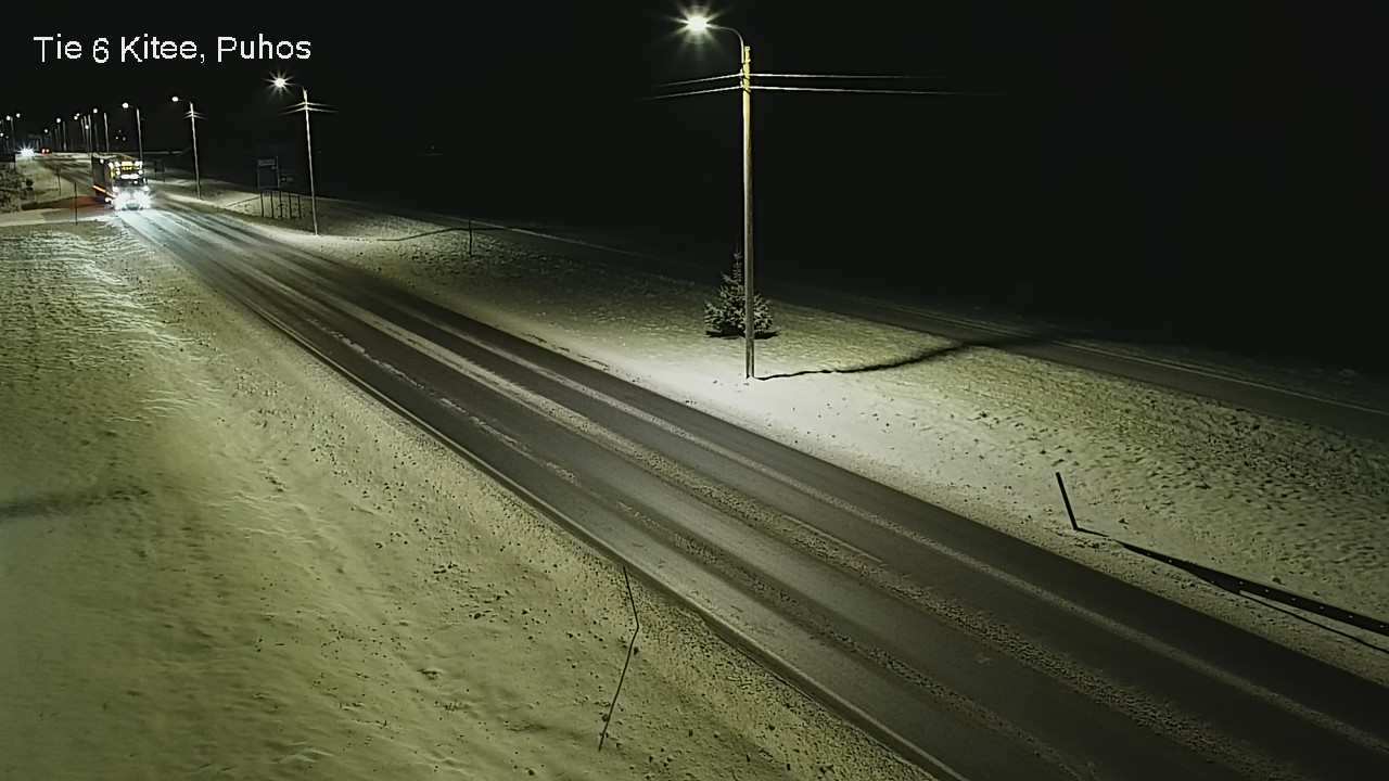 Weather Camera Image Road 6Kitee,  Puhos, Kitee, Pohjois-Karjala