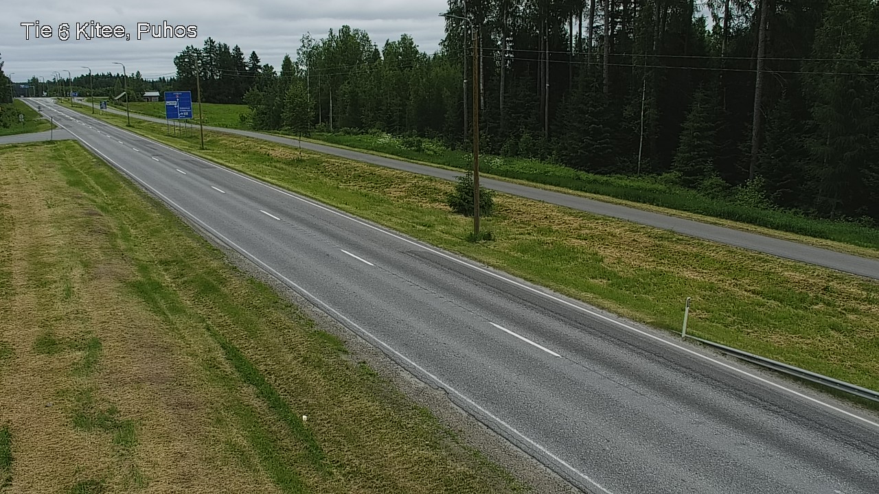Kelikamerat Kuva Tie 6 Kitee, Puhos, Kitee, Pohjois-Karjala