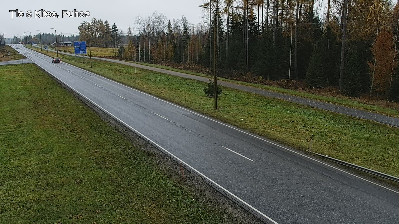 Kelikamerat Kuva Tie 6 Kitee, Puhos, Kitee, Pohjois-Karjala