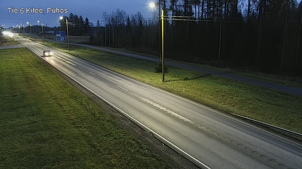 Kelikamerat Kuva Tie 6 Kitee, Puhos, Kitee, Pohjois-Karjala