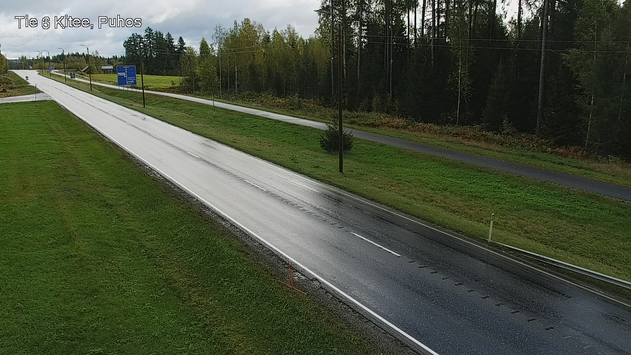 Weather Camera Image Road 6Kitee,  Puhos, Kitee, Pohjois-Karjala