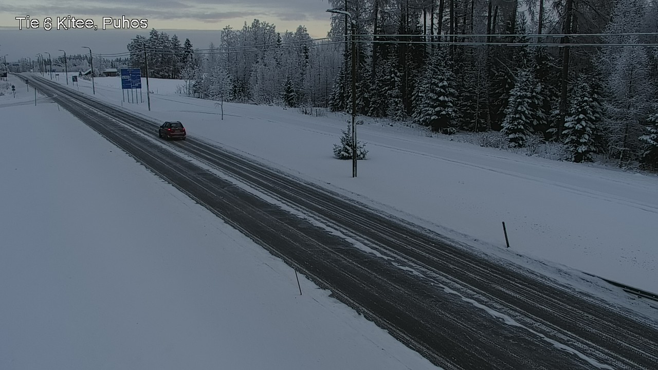Kelikamerat Kuva Tie 6 Kitee, Puhos, Kitee, Pohjois-Karjala