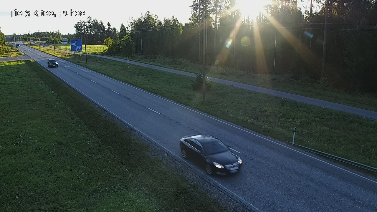 Weather Camera Image Road 6Kitee,  Puhos, Kitee, Pohjois-Karjala