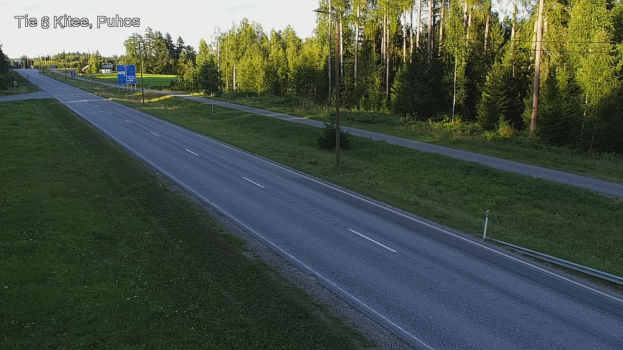 Kelikamerat Kuva Tie 6 Kitee, Puhos, Kitee, Pohjois-Karjala