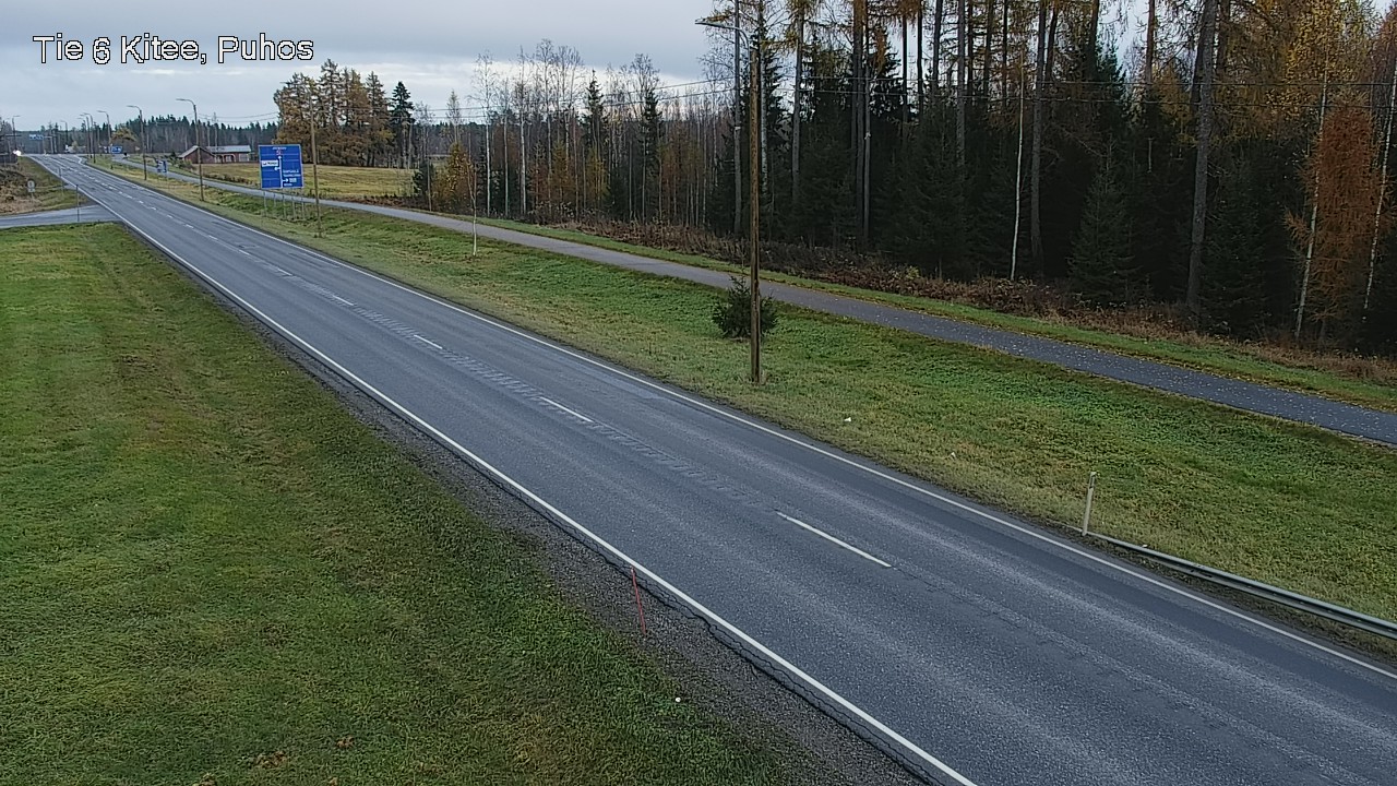 Kelikamerat Kuva Tie 6 Kitee, Puhos, Kitee, Pohjois-Karjala