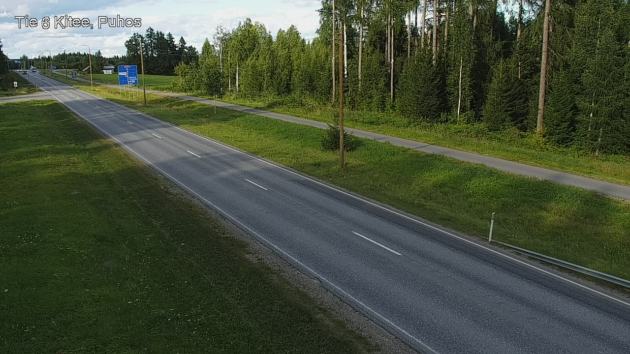 Kelikamerat Kuva Tie 6 Kitee, Puhos, Kitee, Pohjois-Karjala