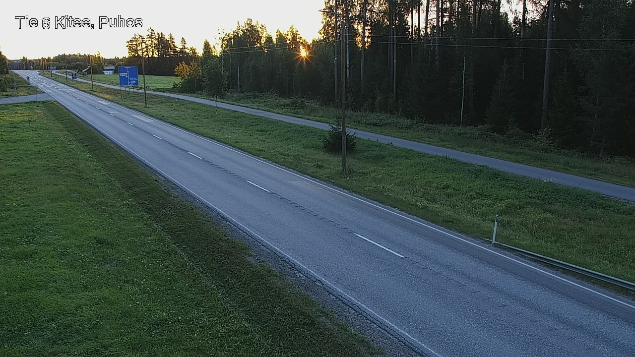 Kelikamerat Kuva Tie 6 Kitee, Puhos, Kitee, Pohjois-Karjala