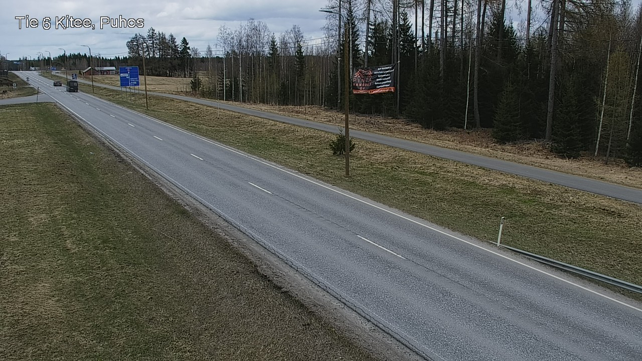 Kelikamerat Kuva Tie 6 Kitee, Puhos, Kitee, Pohjois-Karjala