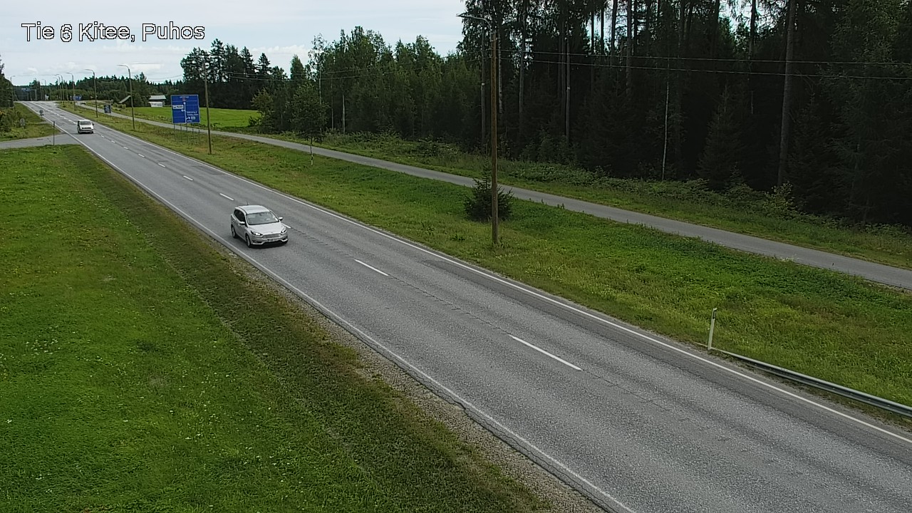 Weather Camera Image Väg 6 Kitee, Puhos, Kitee, Pohjois-Karjala