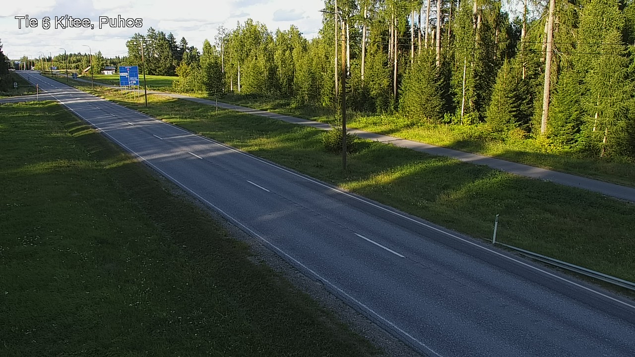 Kelikamerat Kuva Tie 6 Kitee, Puhos, Kitee, Pohjois-Karjala