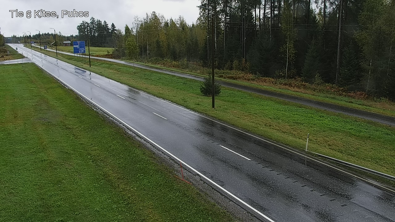 Weather Camera Image Road 6Kitee,  Puhos, Kitee, Pohjois-Karjala