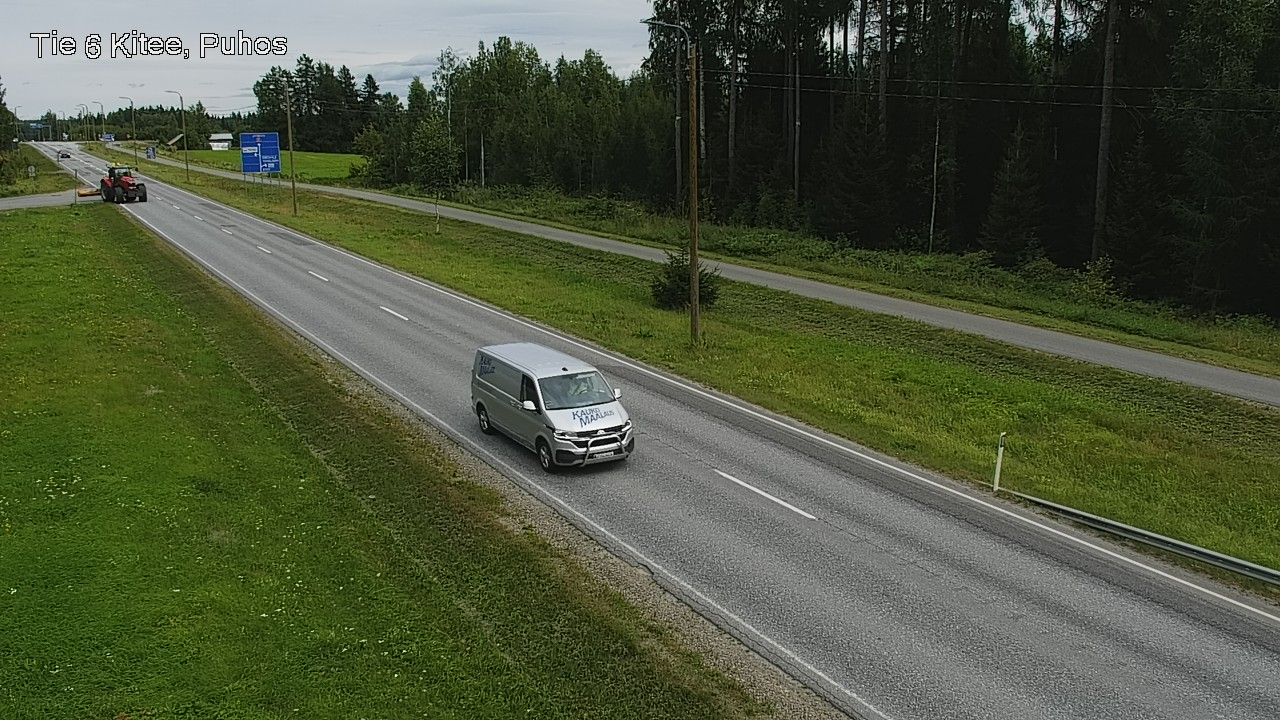 Weather Camera Image Väg 6 Kitee, Puhos, Kitee, Pohjois-Karjala