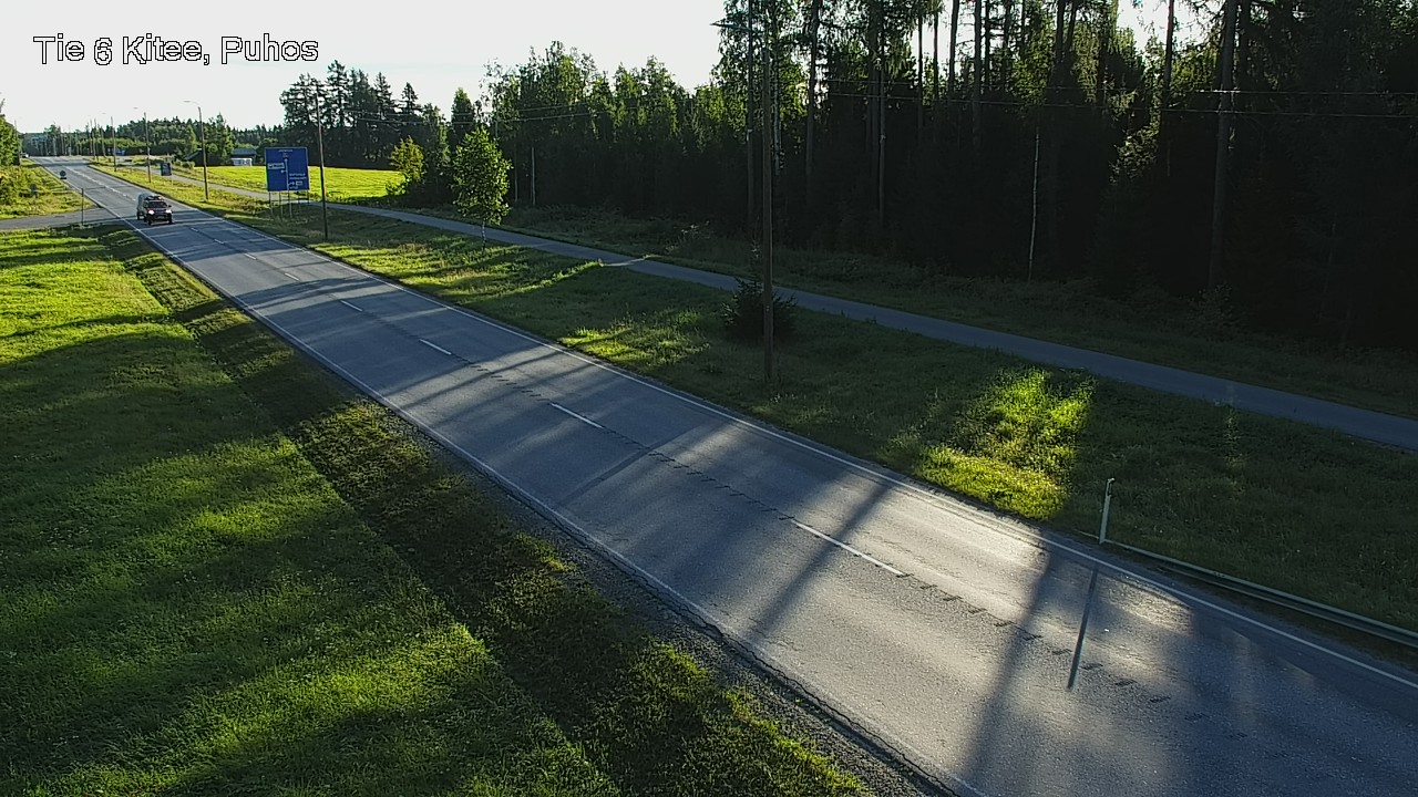 Weather Camera Image Road 6Kitee,  Puhos, Kitee, Pohjois-Karjala