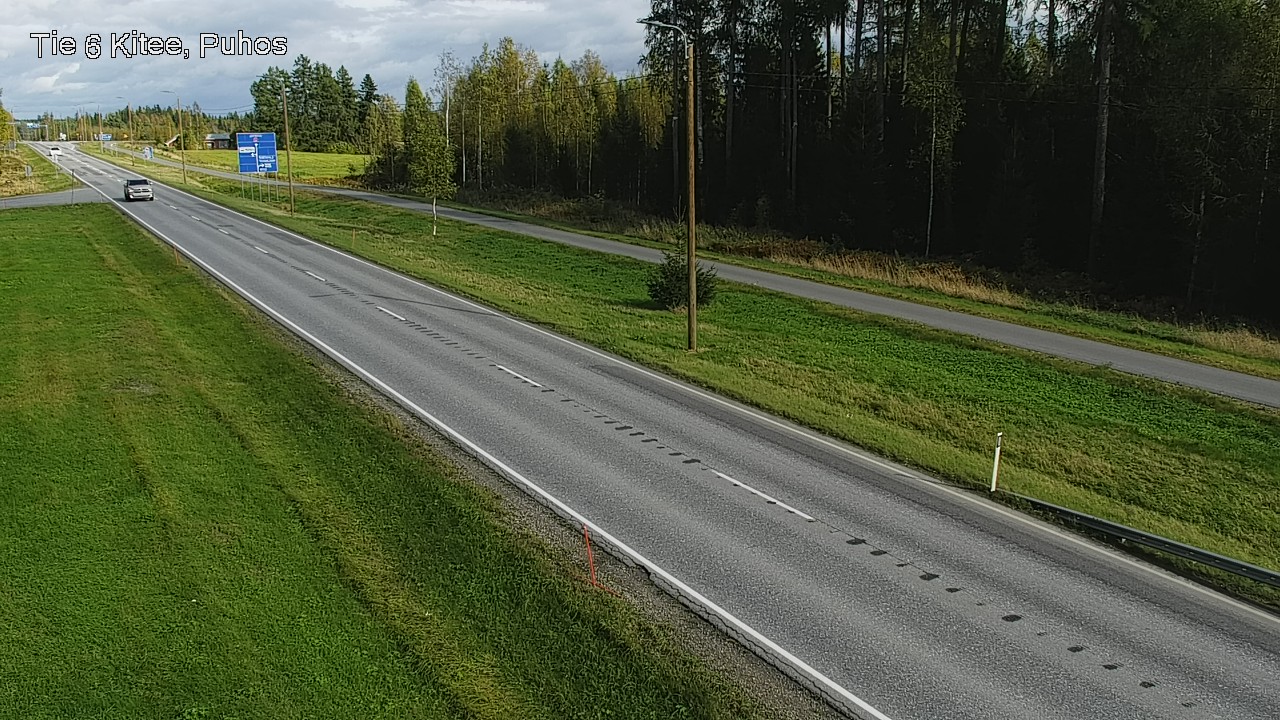 Weather Camera Image Road 6Kitee,  Puhos, Kitee, Pohjois-Karjala