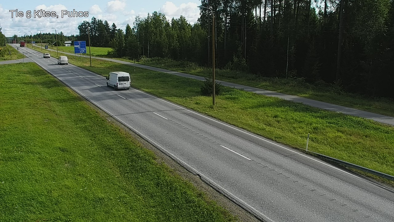 Kelikamerat Kuva Tie 6 Kitee, Puhos, Kitee, Pohjois-Karjala