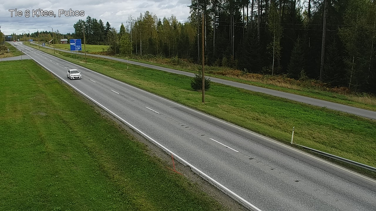 Weather Camera Image Road 6Kitee,  Puhos, Kitee, Pohjois-Karjala