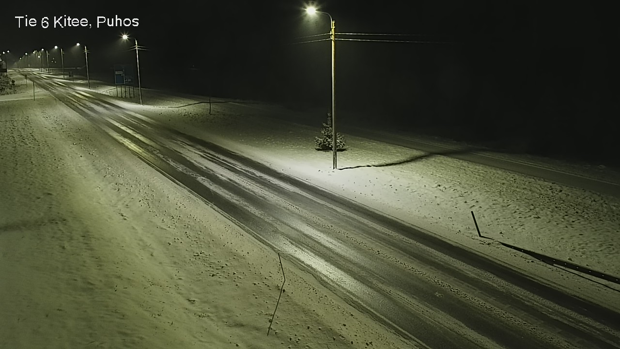 Weather Camera Image Road 6Kitee,  Puhos, Kitee, Pohjois-Karjala