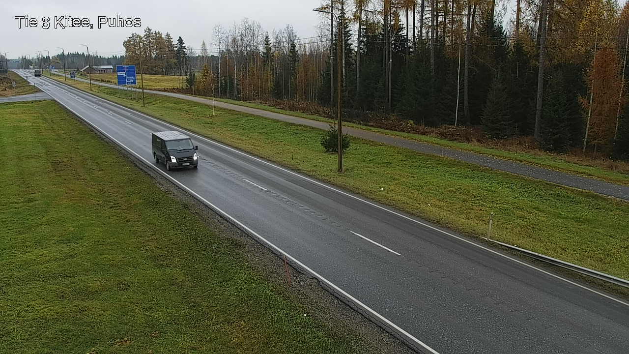 Kelikamerat Kuva Tie 6 Kitee, Puhos, Kitee, Pohjois-Karjala