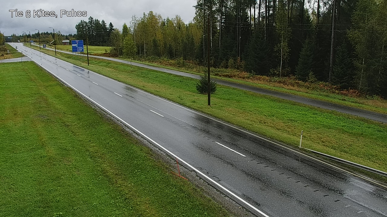 Weather Camera Image Road 6Kitee,  Puhos, Kitee, Pohjois-Karjala