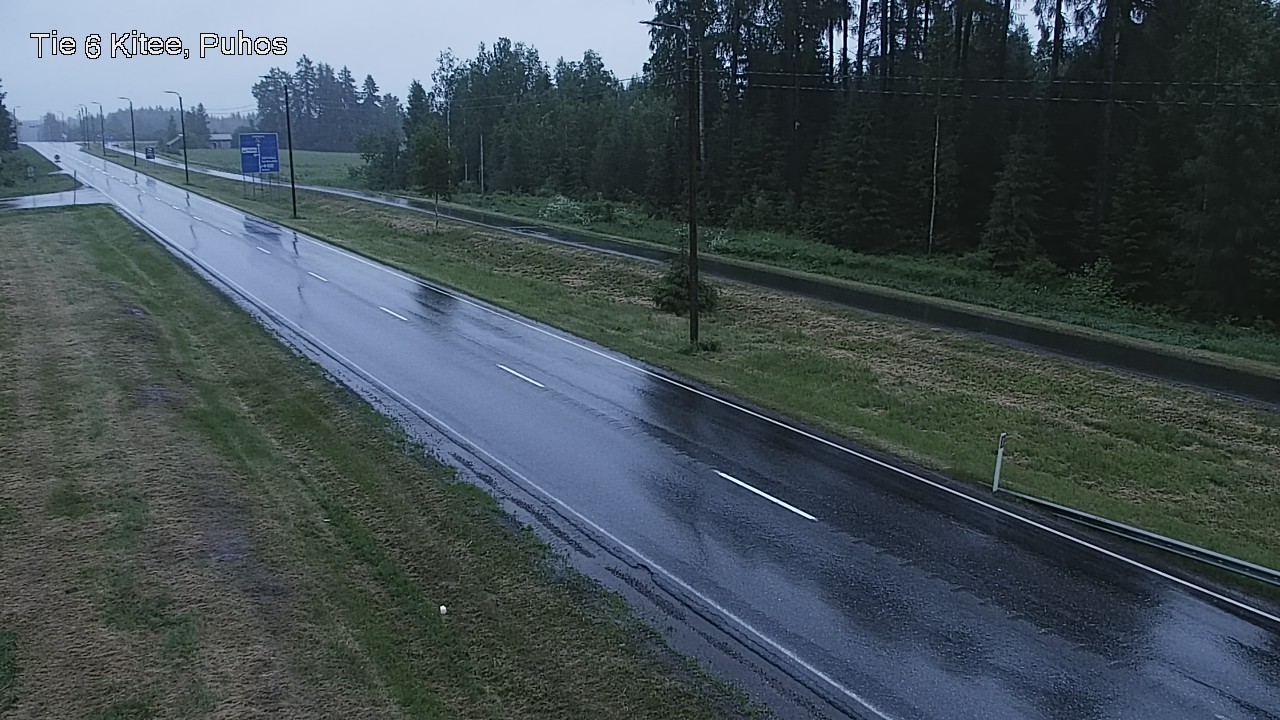 Kelikamerat Kuva Tie 6 Kitee, Puhos, Kitee, Pohjois-Karjala